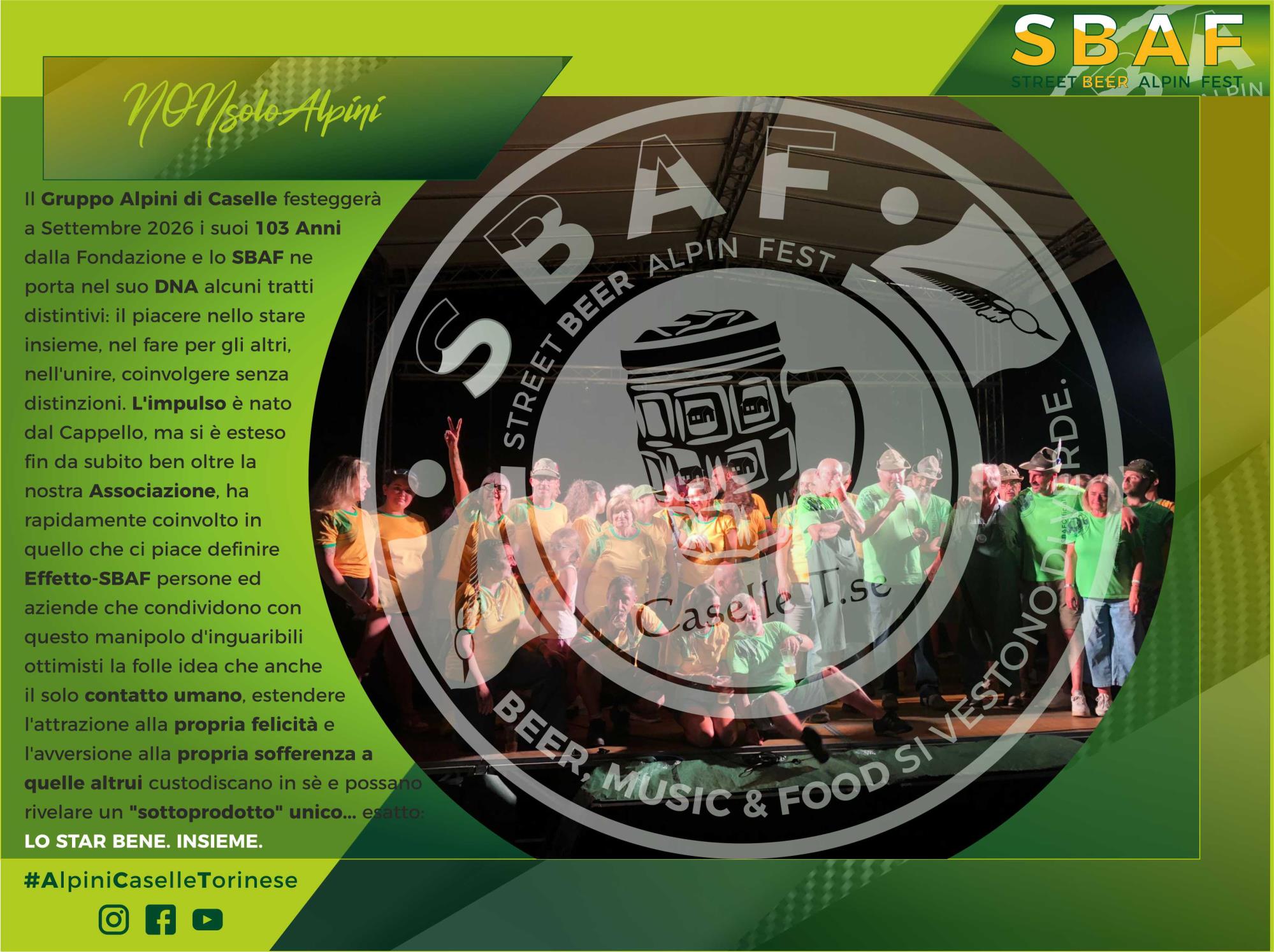 NON solo Alpini: il Gruppo Alpini di Caselle e l'Effetto-SBAF